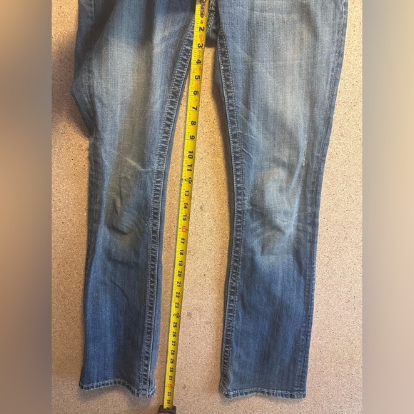 Classic Blue Women's Jeans MissMe Size 28 Bejeweled - Picture 2 of 7